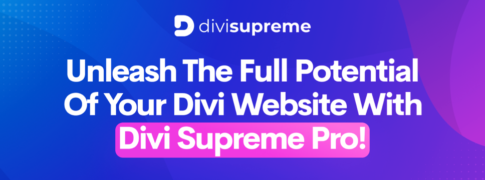 Divi Supreme Pro Plugin for WordPress